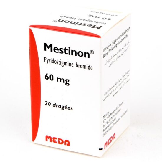 Mestinon 60 mg/5 mL oral syrup